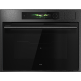 ASKO OCS64BSH 45cm Compact Oven with Steam Black Steel