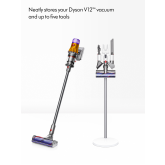 Dyson V12-2023DOKKIT Detect Slim Absolute Cordless Stick Vacuum with Floordok - Nickle
