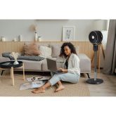 Vybra VS001-OFG Dual Height Tilt & Swing Oscillating Fan - Graphite