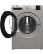 Beko BMN3WT3841S 8kg 1400 Spin RecycledTub Washing Machine - Silver