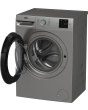 Beko BMN3WT3841S 8kg 1400 Spin RecycledTub Washing Machine - Silver