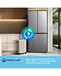 Fridgemaster MQ79395ES 79.4cm No Frost Fridge Freezer