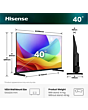 Hisense 40A5STUK Hi-QLED Full HD Smart TV Black