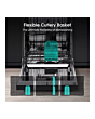 Hisense HS642D90XUK Dishwasher 14 Place Settings Steel