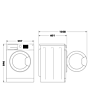 Hotpoint CHDC92WWGDUK 9kg Condenser Tumble Dryer White