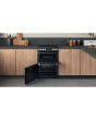 Hotpoint HDT67V9H2CB_UK 60cm Double Electric Cooker with Ceramic Hob - Black