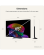 LG OLED65C66LB.AEK 65-inch 4K OLED evo Smart TV