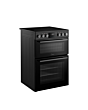 Midea MFO24EME4R118-BK 60cm Double Oven Cooker Black