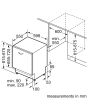 Neff S155HVX00G Integrated Dishwasher - 14 Place Settings