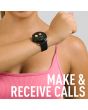 Reflex Active RA22-2182 Series 22 Black Smart Calling Watch - Black
