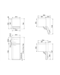 Smeg FAB30RCR6UK 60cm Cream Fridge Freezer 75/25