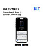 Sony SRSULT500.CEL Black Wireless ULT Tower Speaker