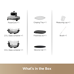 Dreame PT60_GREY Air Fryer with Dual 3D Hot Air Cook