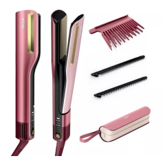 Shark HT401UKPK SilkiPro 2-in-1 Hair Straightener Dryer