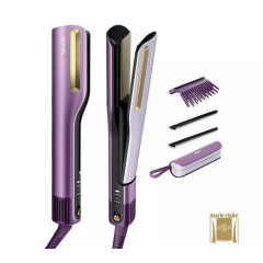 Shark HT401UKPU SilkiPro 2-in-1 Hair Straightener Dryer