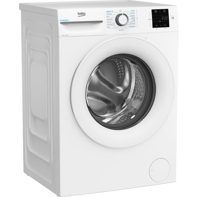 Beko BMN3WT3841W 8kg 1400 Spin RecycledTub Washing Machine - White