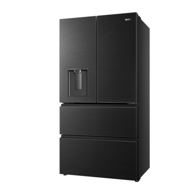 Haier HFR59F18CWMB 700L French Door Fridge Freezer Black
