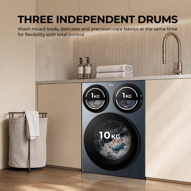 Haier HW12BD14697CU1UK 10kg Washer Dryer Graphite