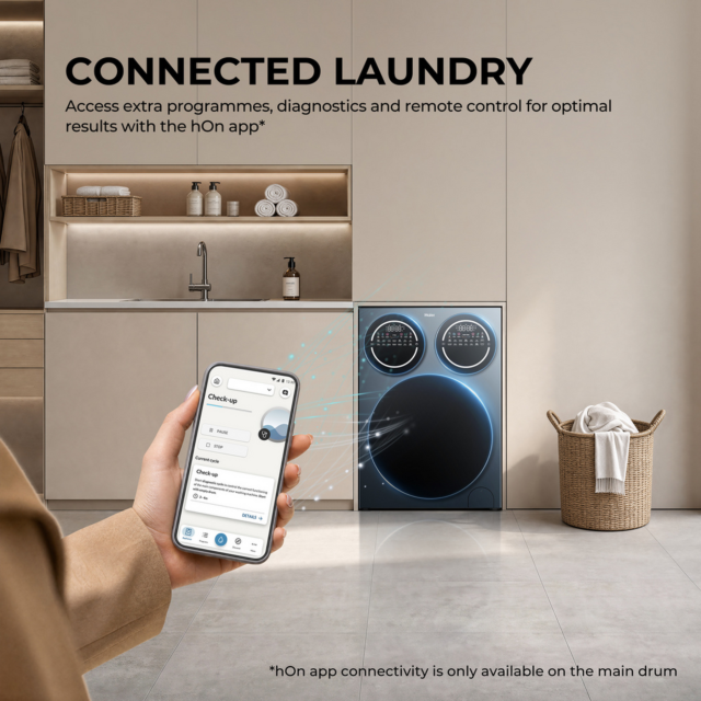 Haier HW12BD14697CU1UK 10kg Washer Dryer Graphite