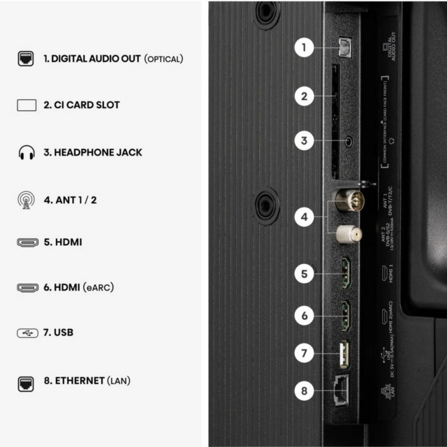 Hisense 40A5STUK Hi-QLED Full HD Smart TV Black