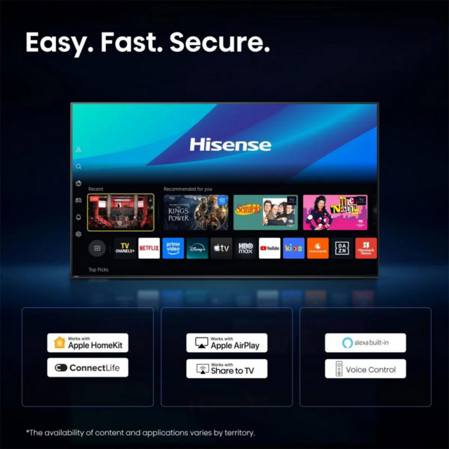Hisense 50Q7STUK PRO Hi-QLED 144Hz 4K AI Smart TV
