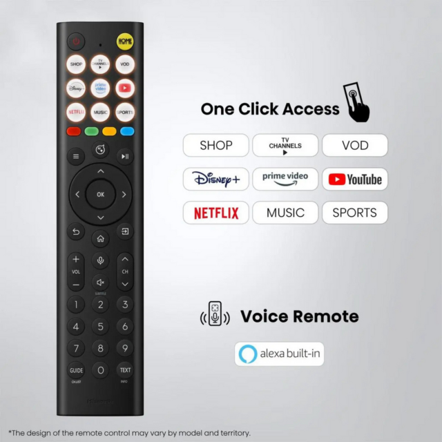 Hisense 50U7STUK 50-inch MiniLED 4K 144Hz Smart TV