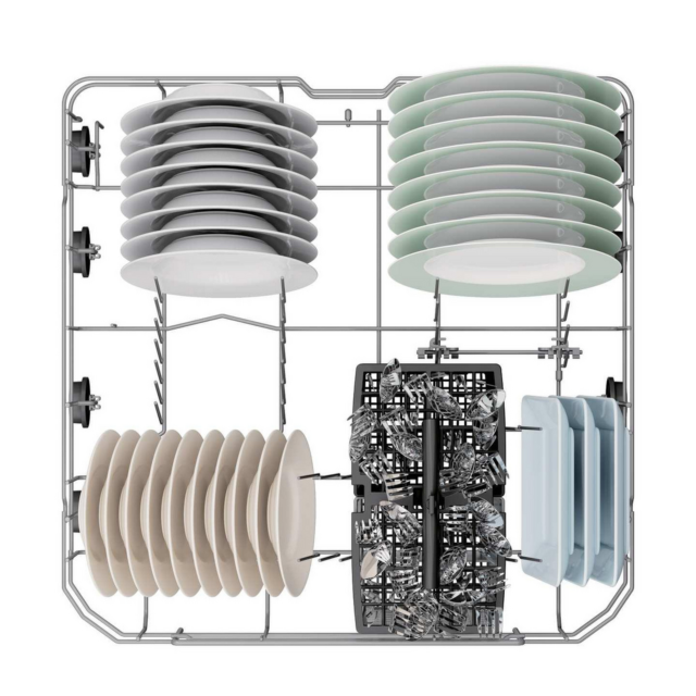 Hoover HFP4D9F0W1-80 Dishwasher 14 Place Settings White