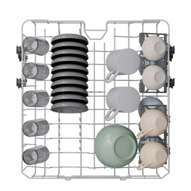 Hoover HFP4D9F0W1-80 Dishwasher 14 Place Settings White