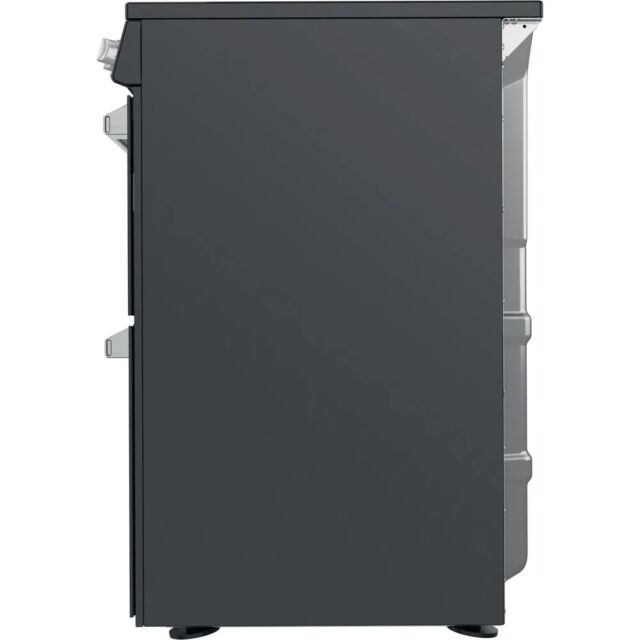 Hotpoint HDT67V9H2CB_UK 60cm Double Electric Cooker with Ceramic Hob - Black