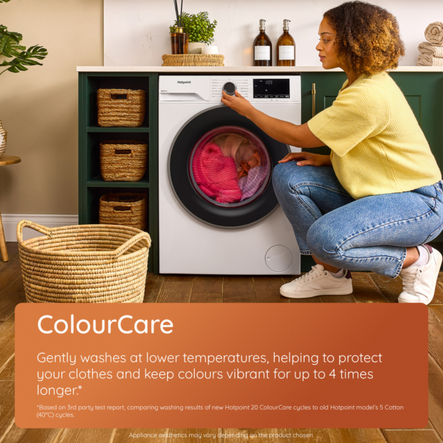 Hotpoint HEV841WUK 8kg 1400 Spin Washing Machine White