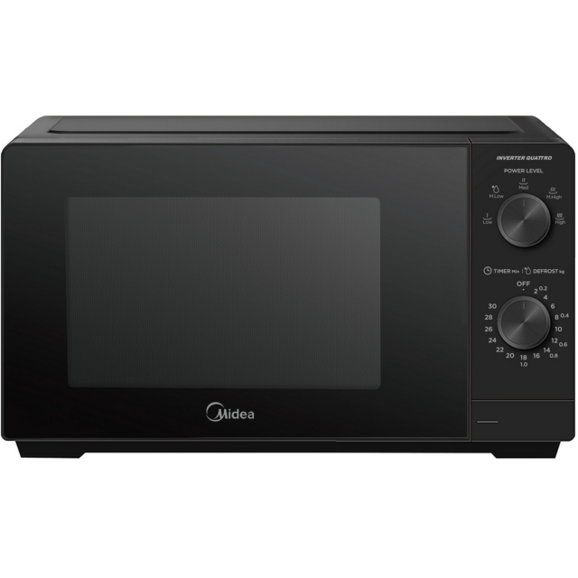 Midea MMOP01MZ-BK 20L Solo Microwave Black Model