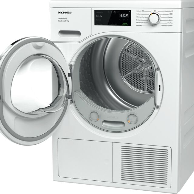 Miele TEH785 WP 9kg Heat Pump Tumble Dryer - White