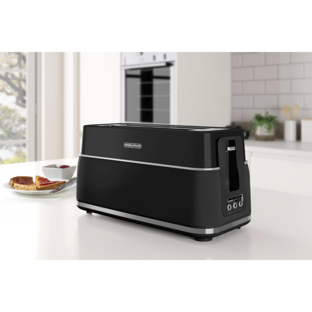 Morphy Richards 245744 Signature 4 Slice Toaster - Black