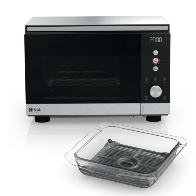Ninja MW101UK CRISPi Air Fryer Microwave Silver
