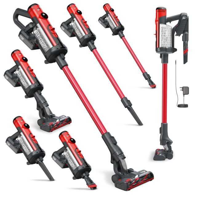 Numatic 916177 Henry Quick Vacuum - 60 Minutes Run Time - Red
