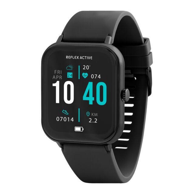 Reflex Active RA23-2170 Series 23 Black Smart Calling Watch - Black