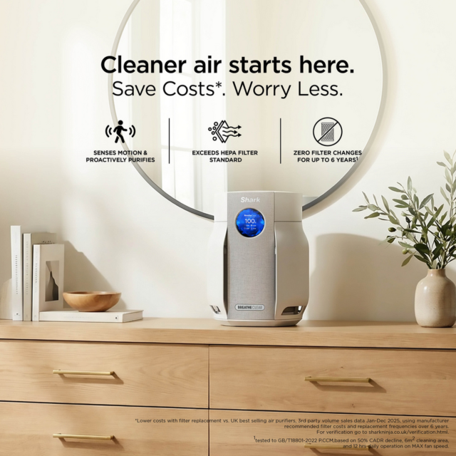 Shark HP062UK Air Purifier with NeverChange6 Filter