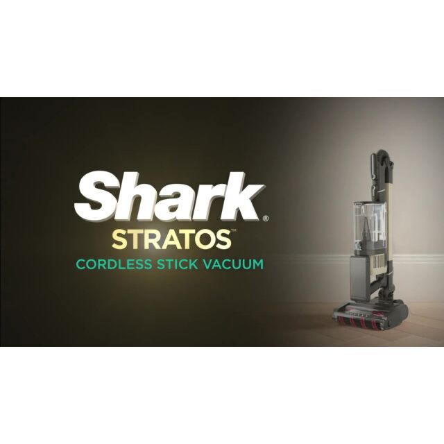 Shark IZ400UK Stratos Cordless Stick Vacuum Cleaner - 60 Minutes Run Time - Gold
