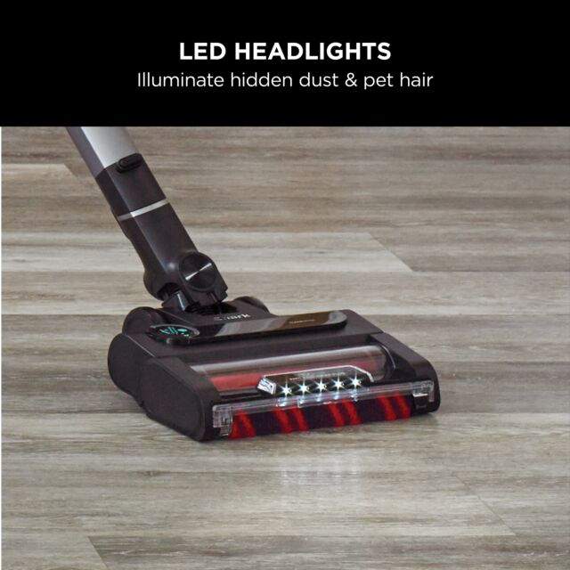 Shark IZ420UKT Stratos Cordless Stick Vacuum Cleaner - 120 Minutes Run Time - Silver