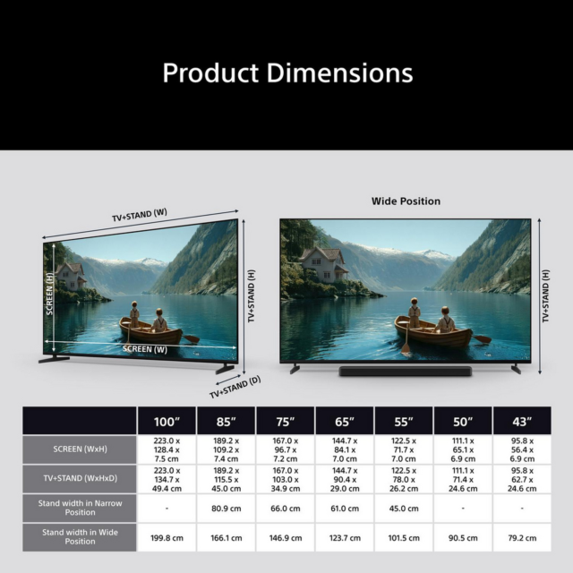 Sony K43XR38M2PB.UKA 43inch 4K LED Smart TV