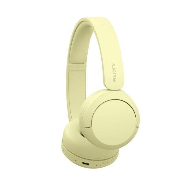 Sony WHCH520Y.CE7 Wireless Bluetooth Over ear headphones - Yellow