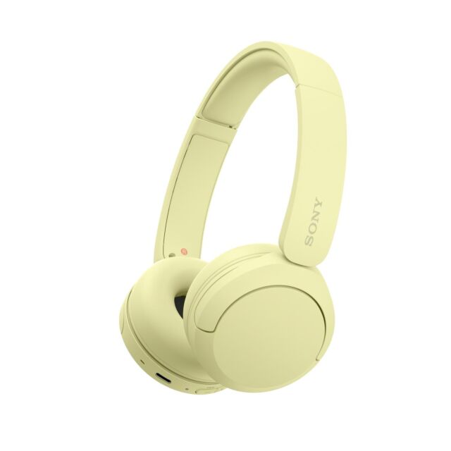 Sony WHCH520Y.CE7 Wireless Bluetooth Over ear headphones - Yellow