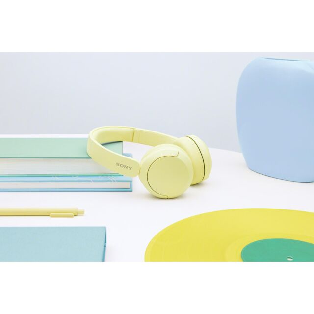 Sony WHCH520Y.CE7 Wireless Bluetooth Over ear headphones - Yellow