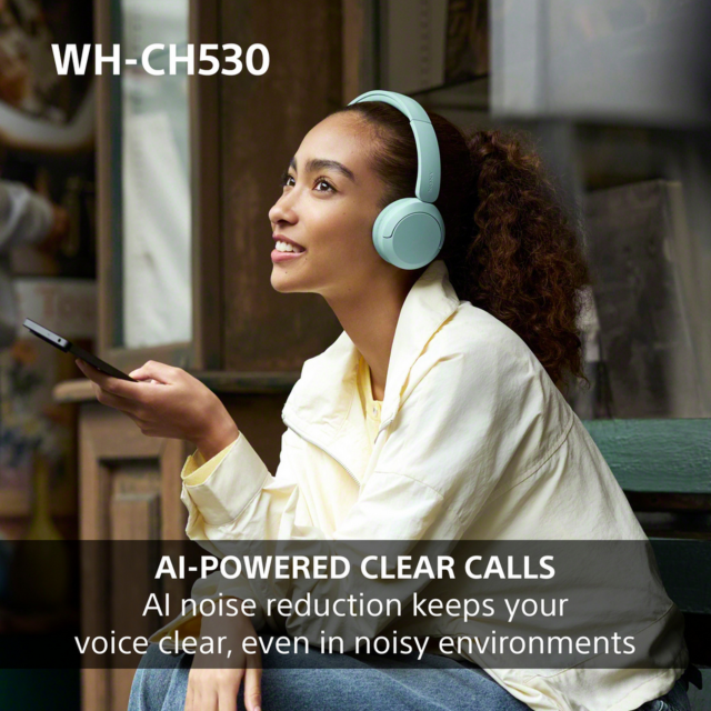 Sony WH-CH530W.CE7 Wireless Over Ear Headphones White
