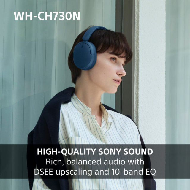 Sony WHCH730NP.CE7 Wireless Noise Cancelling Headphones Pink