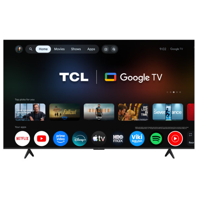 TCL 85P7L-UK 85inch 4K HDR QLED Direct LED TV Black