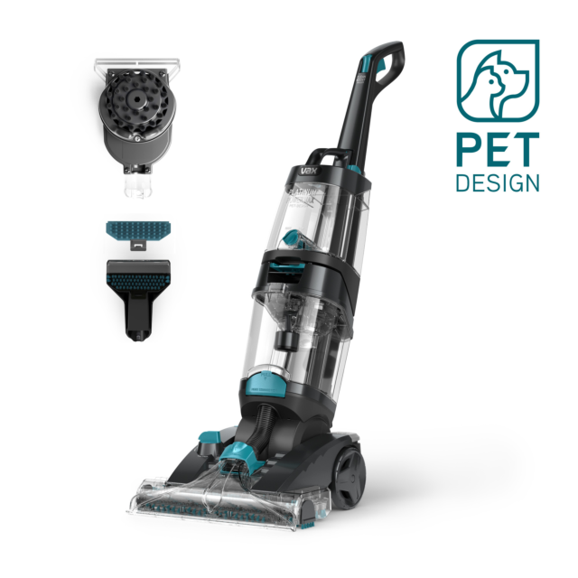 Vax CDCW-PMXP Carpet Cleaner for Pets - Black & Teal