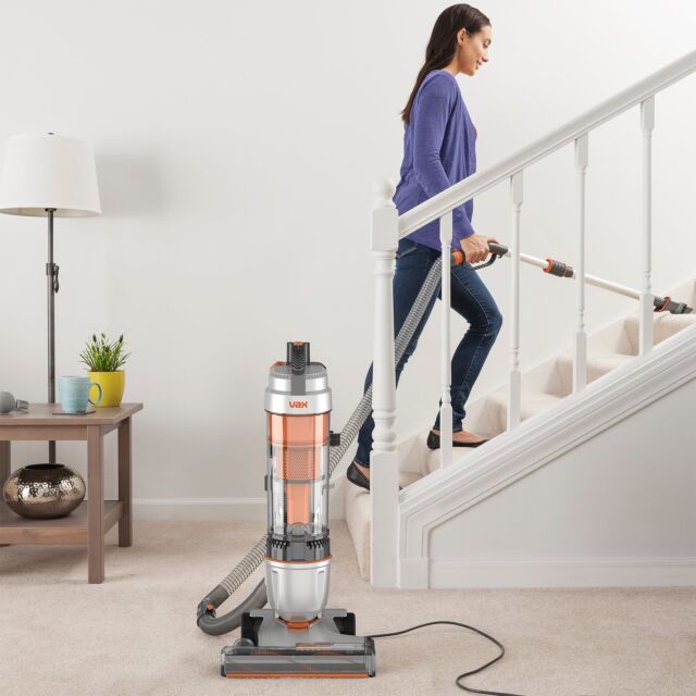 VAX U85-AS-Be Upright Corded Bagless Vacuum - Orange/Grey