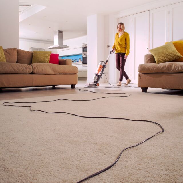 VAX U85-AS-Be Upright Corded Bagless Vacuum - Orange/Grey