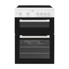 Beko ETC611W 60cm Oven Electric Cooker with Ceramic Hob - White